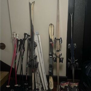 Set of Skis with Poles